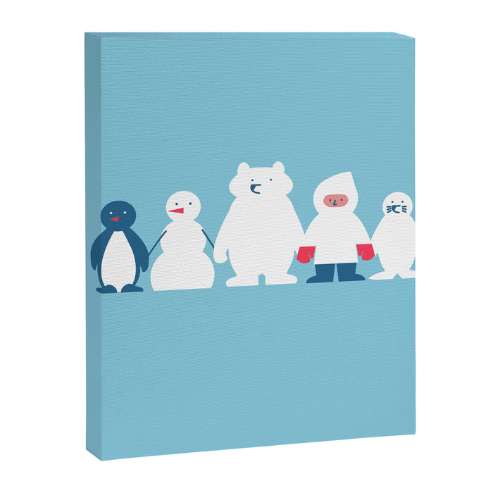 Winter friends Canvas Print Gallery Image 1