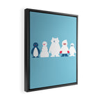 Winter friends Framed Canvas Print Gallery Image 2
