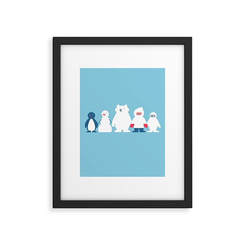 Winter friends Framed Art Print Gallery Image 5
