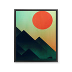 World to see Framed Canvas Print Gallery Image 6