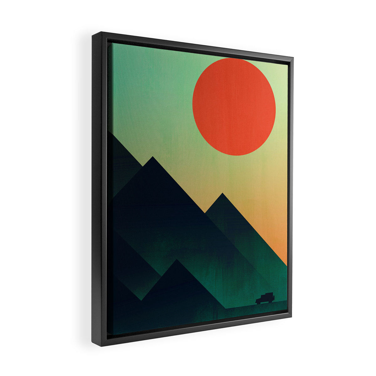 World to see Framed Canvas Print Gallery Image 2