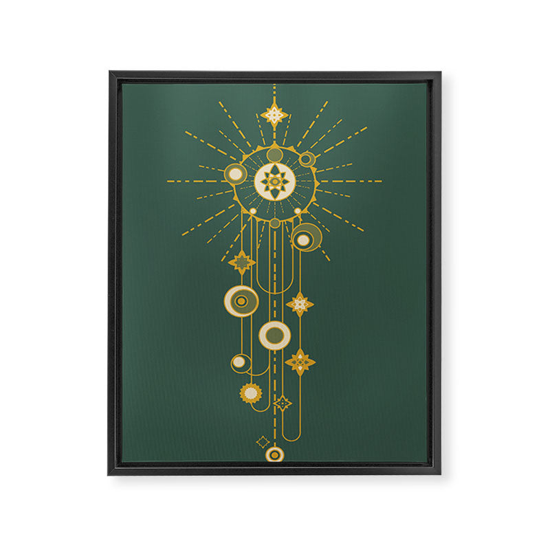 Writing on the sky Framed Canvas Print Gallery Image 6