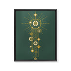Writing on the sky Framed Canvas Print Gallery Image 6