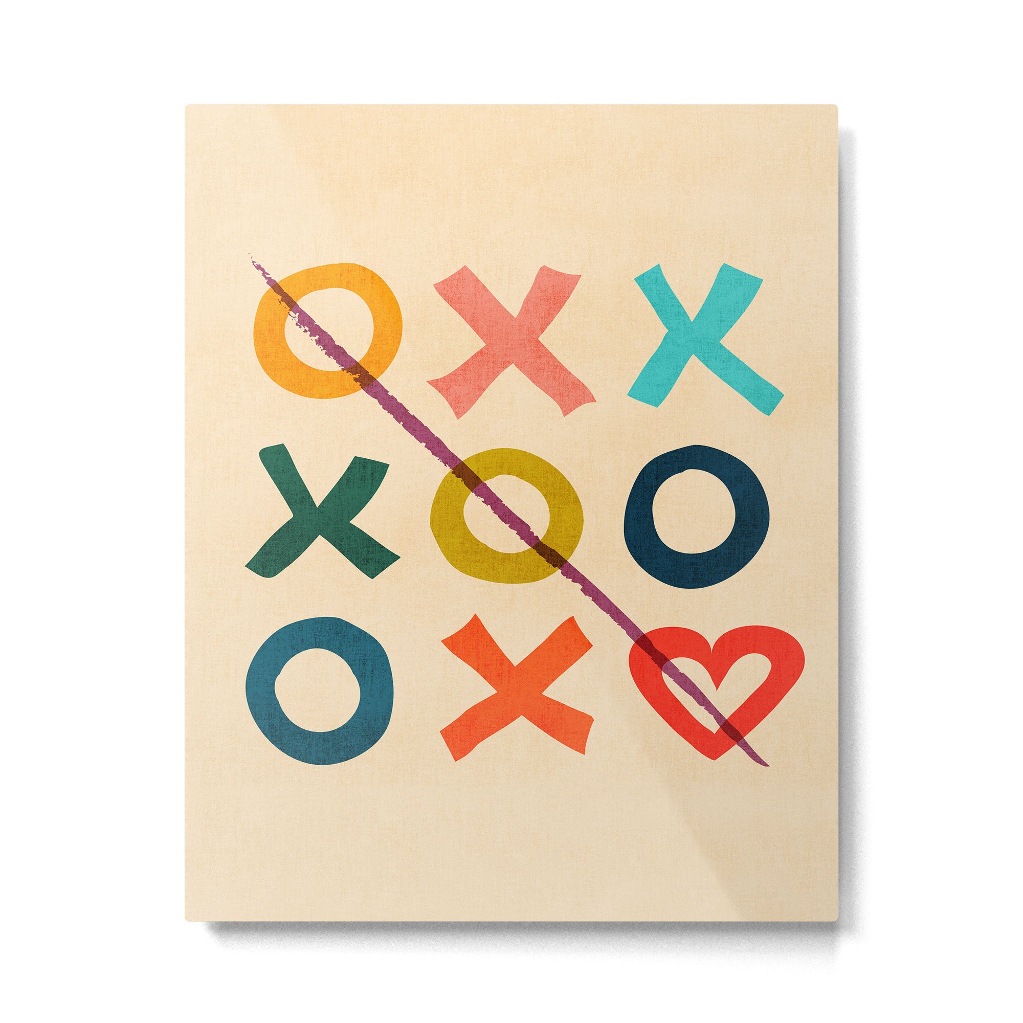 xoxo Love Metal Print Gallery Image 6