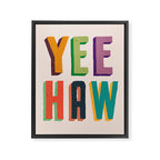 Yee haw Framed Canvas Print Gallery Image 6