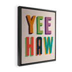 Yee haw Framed Canvas Print Gallery Image 2