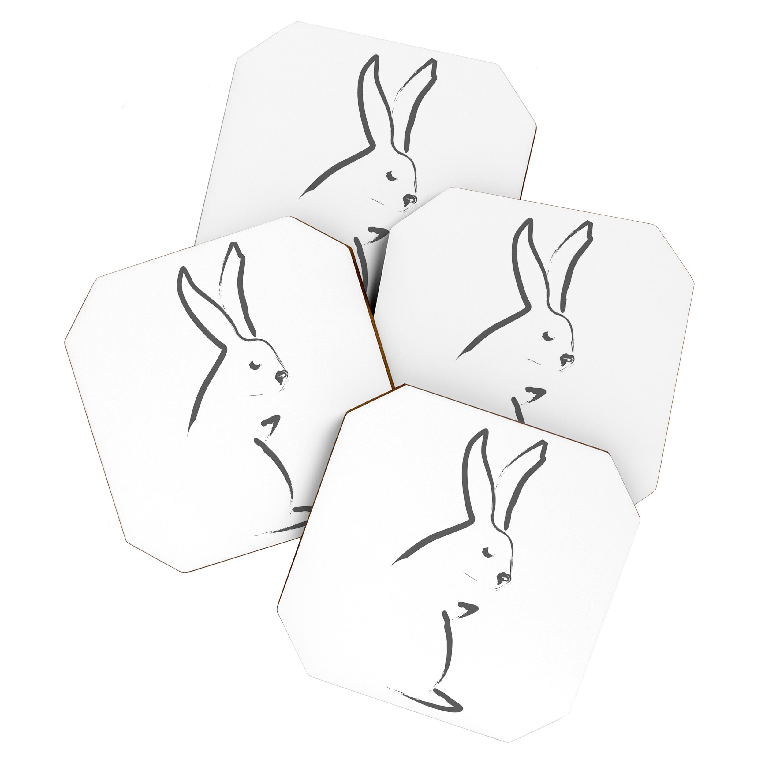 Zen Snow Bunny Coaster Gallery Image 1