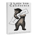 i love you california Canvas Print Gallery Image 3