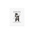 i love you california Art Print Gallery Image 1