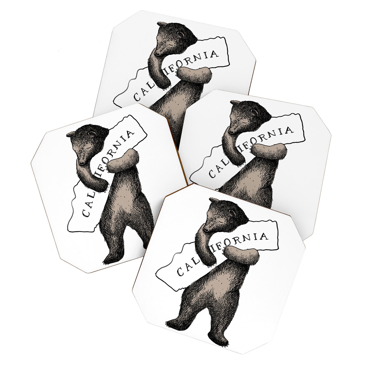 i love you california Coaster Gallery Image 1