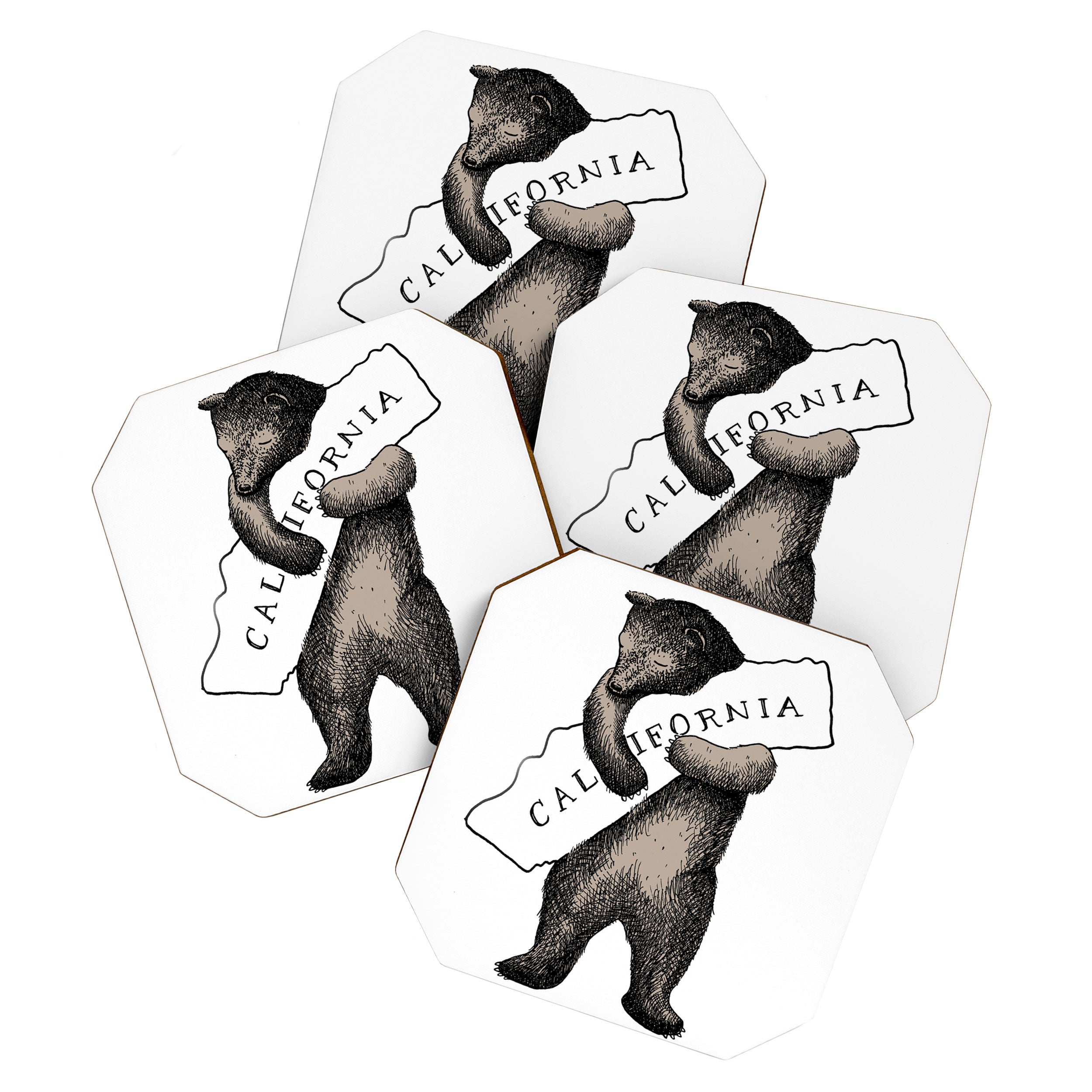 i love you california Coaster Gallery Image 1