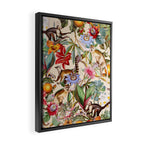Animal and Floral Pattern Framed Canvas Print Gallery Image 2