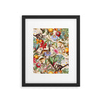 Animal and Floral Pattern Framed Art Print Gallery Image 5