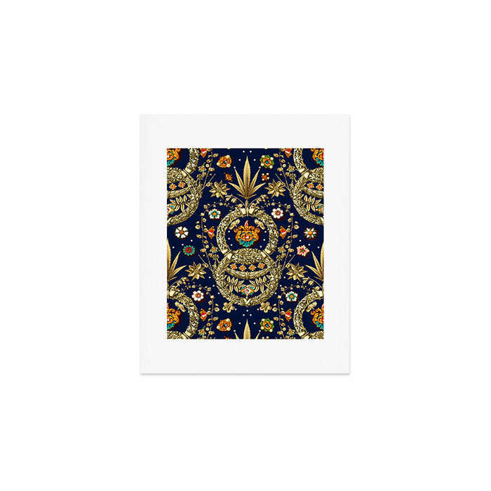 Art Nouveau Floral Pattern Art Print Gallery Image 1