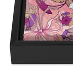 Art Nouveau V Framed Canvas Print Gallery Image 3