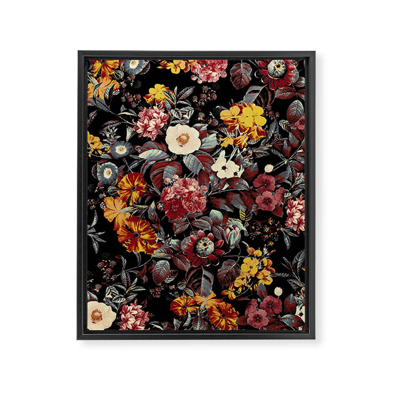 Autumn Night Garden  Framed Canvas Print Gallery Image 6