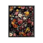 Autumn Night Garden  Framed Canvas Print Gallery Image 6