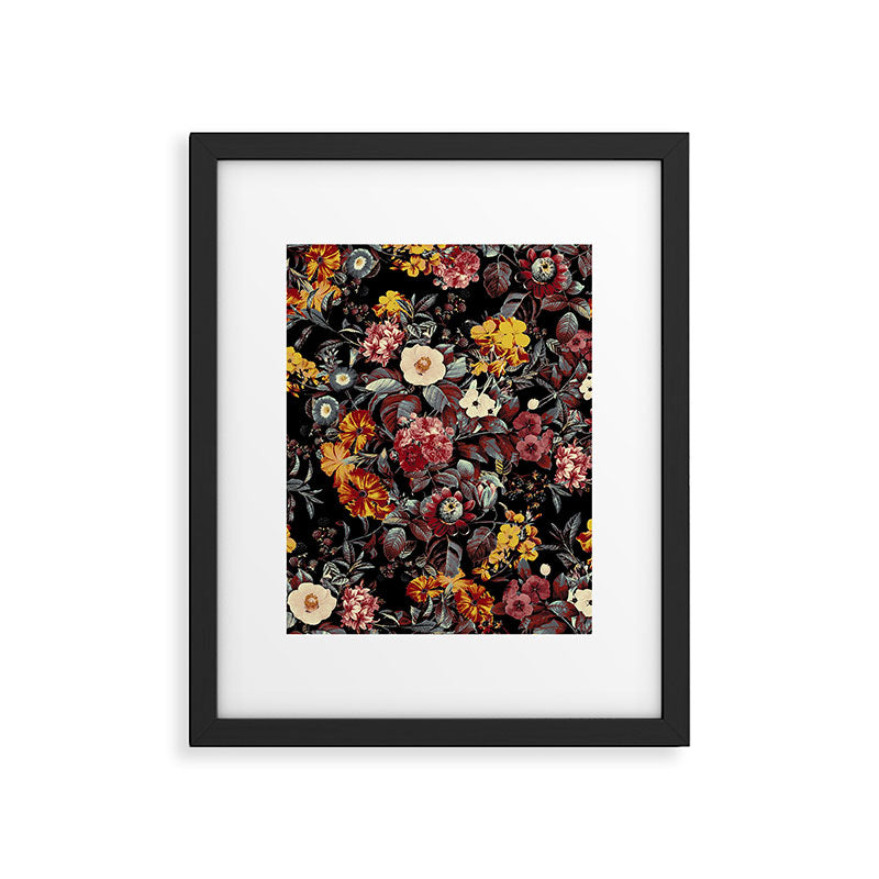 Autumn Night Garden  Framed Art Print Gallery Image 5