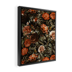Autumn Winter Flowers Framed Canvas Print Gallery Image 2