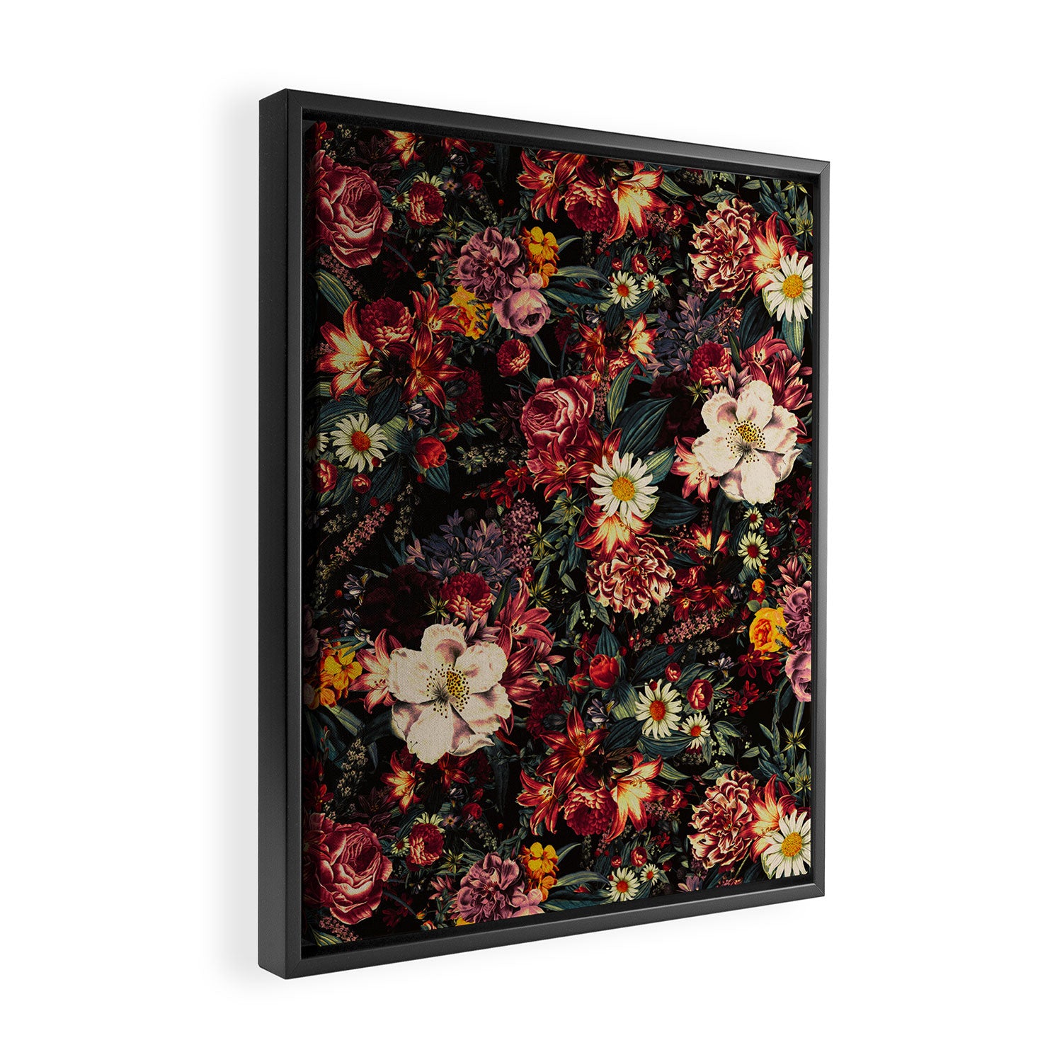 Autumn Winter Flowers II Framed Canvas Print Gallery Image 2