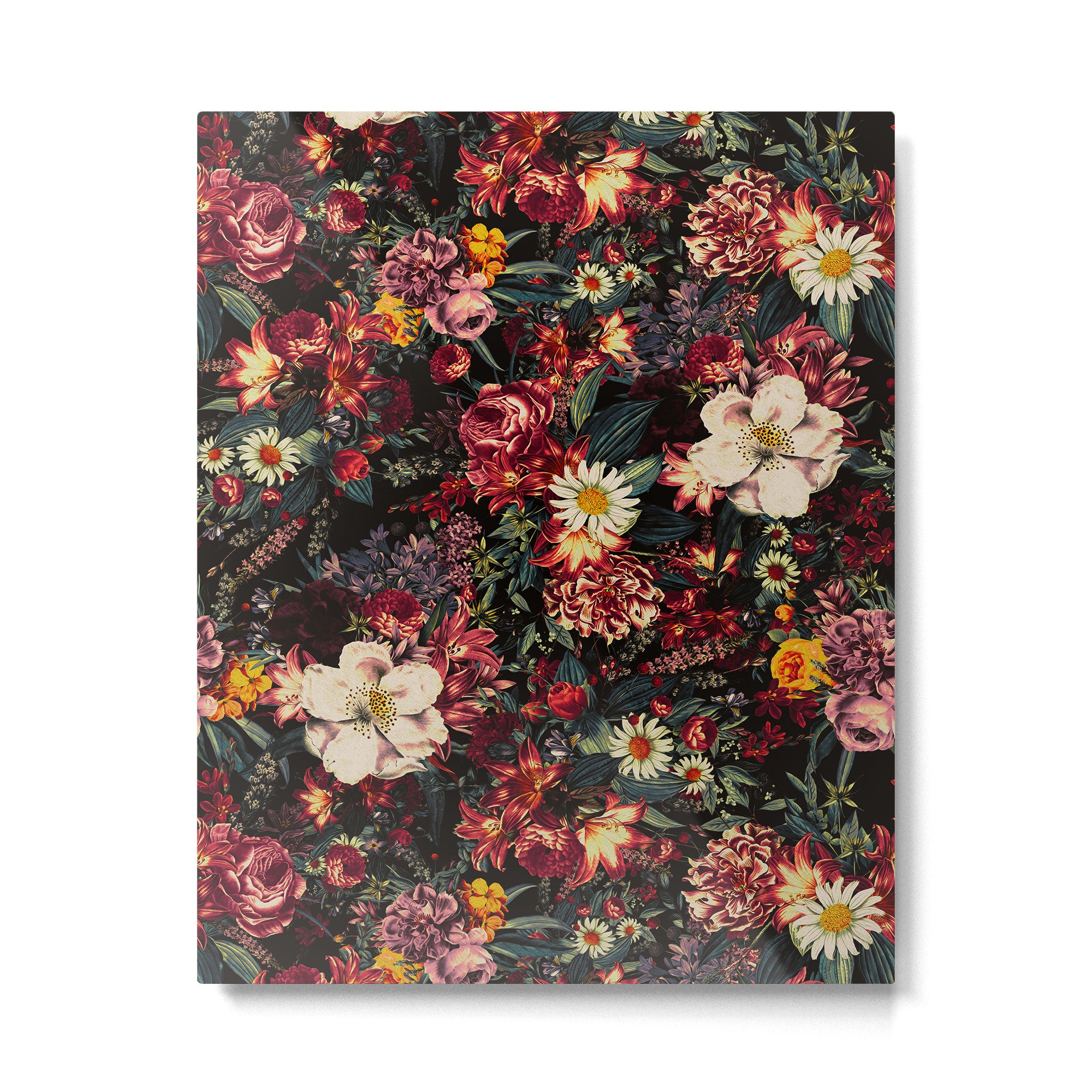 Autumn Winter Flowers II Metal Print Gallery Image 4