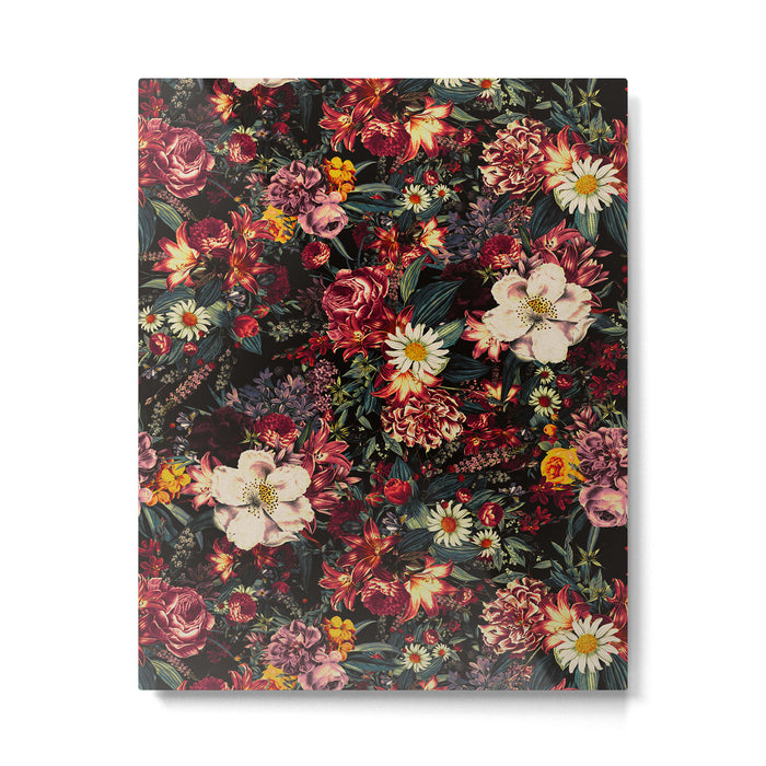 Autumn Winter Flowers II Metal Print Gallery Image 1