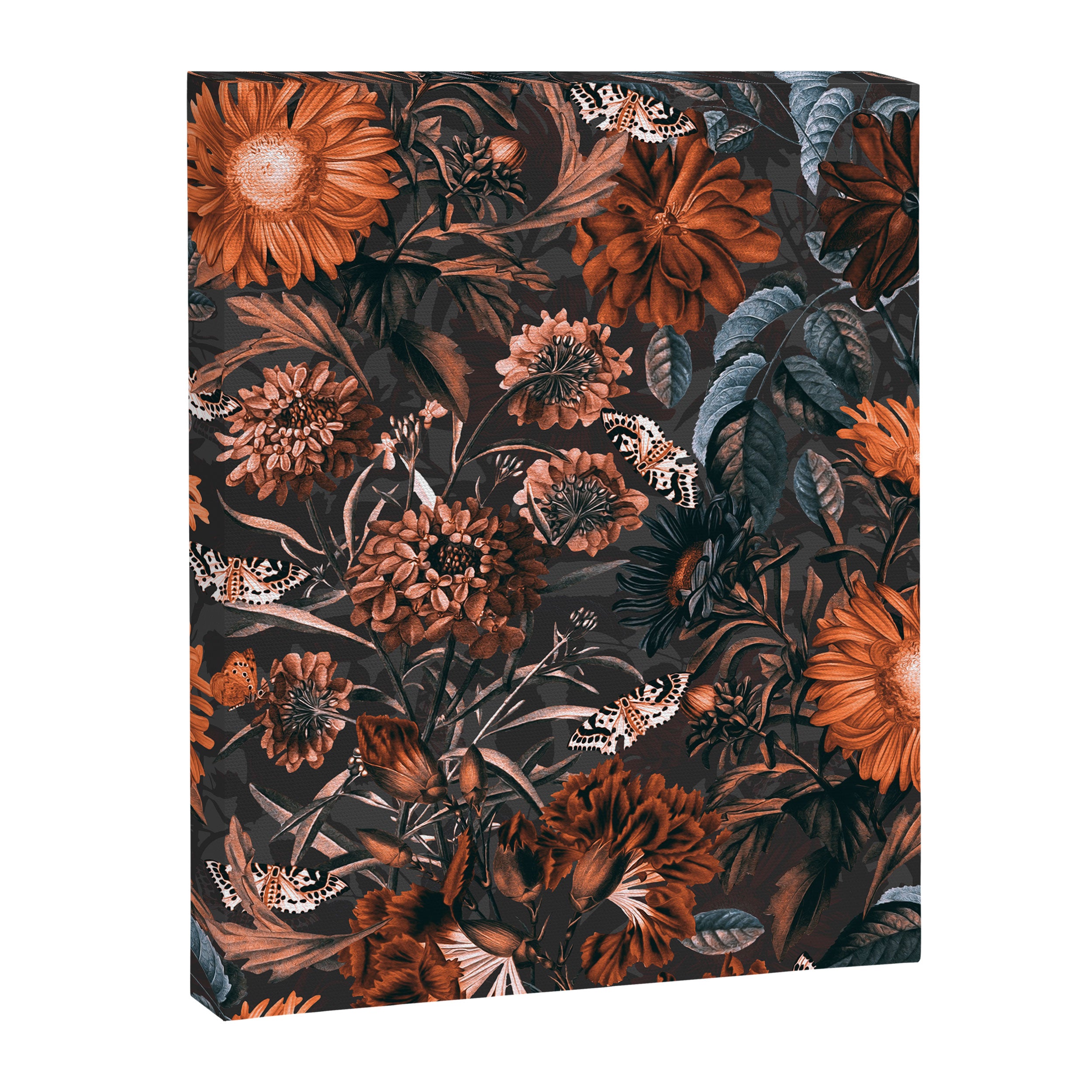 Autumn Winter Flowers V Canvas Print Gallery Image 8