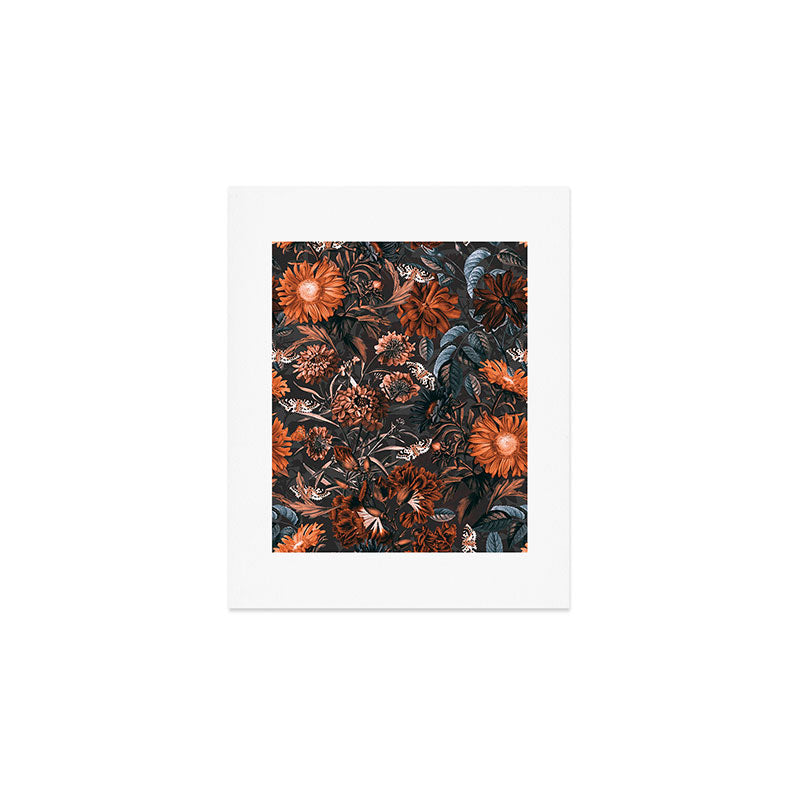 Autumn Winter Flowers V Art Print Gallery Image 1