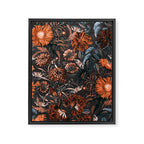 Autumn Winter Flowers V Framed Canvas Print Gallery Image 8