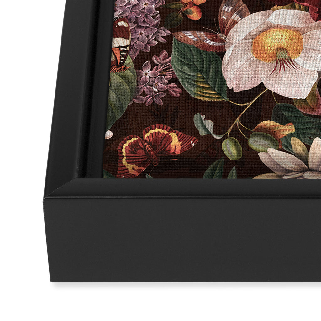 Autumn Winter Flowers VII Framed Canvas Print Gallery Image 3