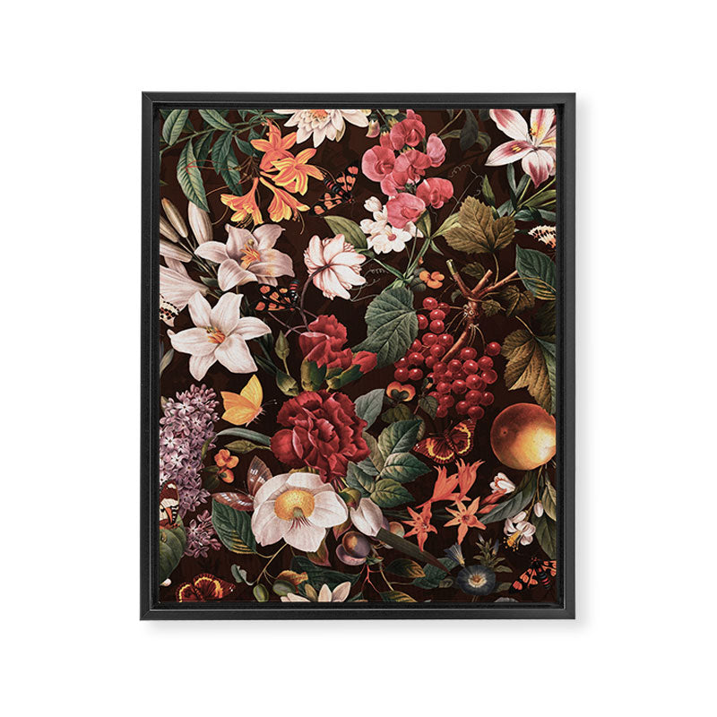 Autumn Winter Flowers VII Framed Canvas Print Gallery Image 6