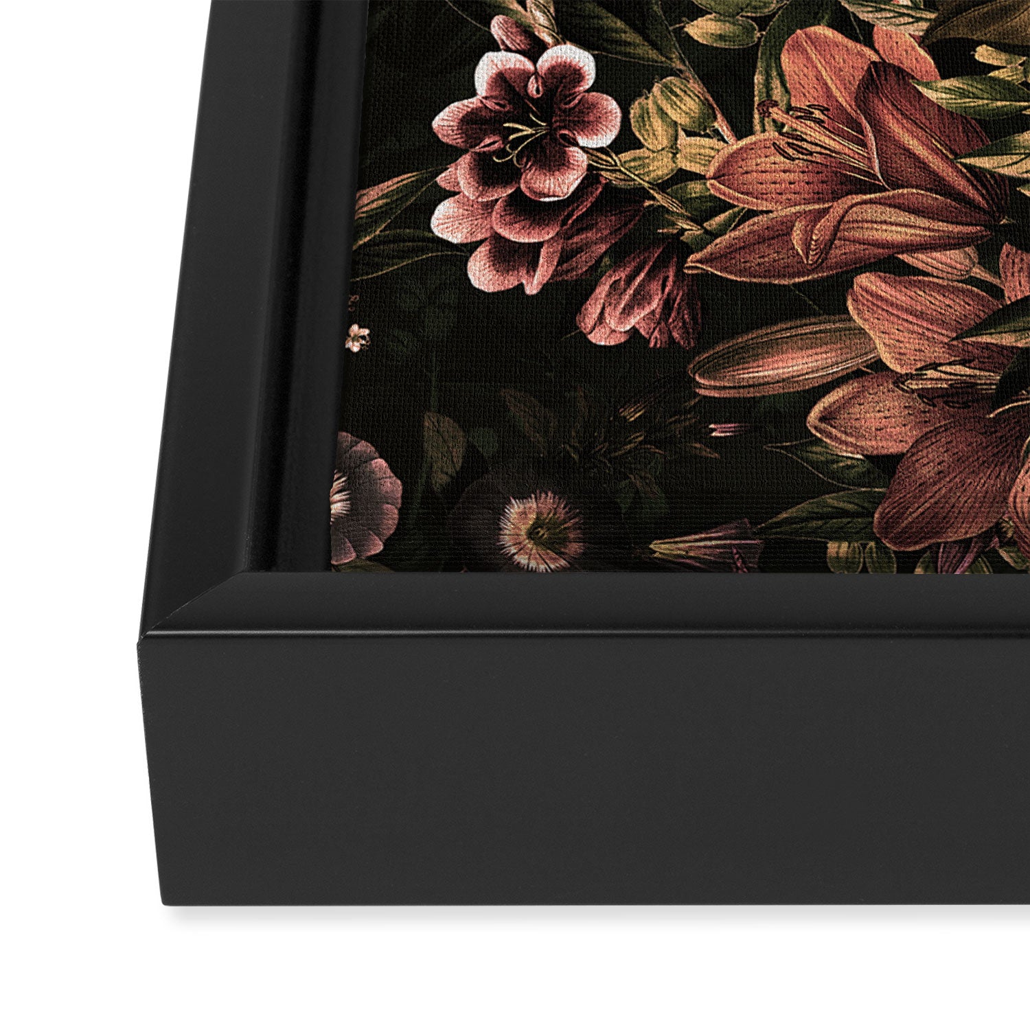 Autumn Winter Flowers VIII Framed Canvas Print Gallery Image 3