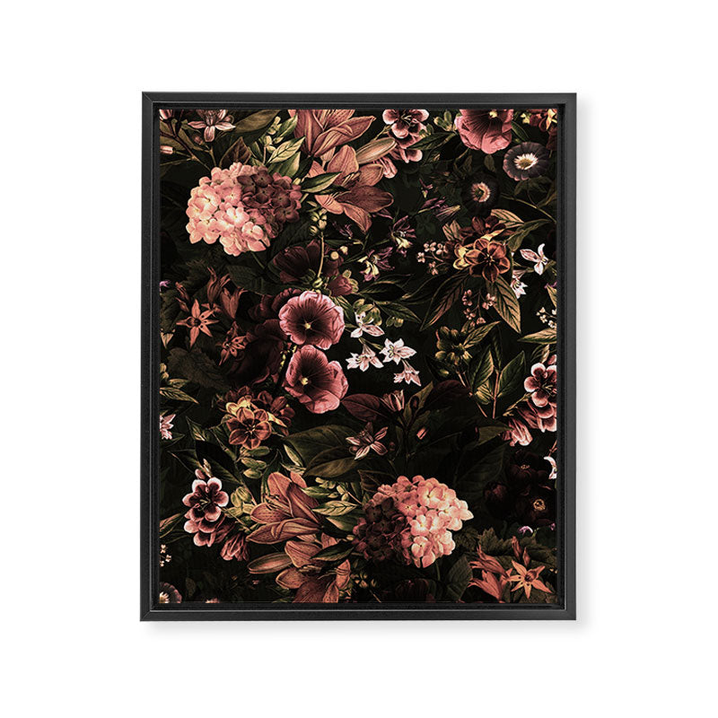 Autumn Winter Flowers VIII Framed Canvas Print Gallery Image 6