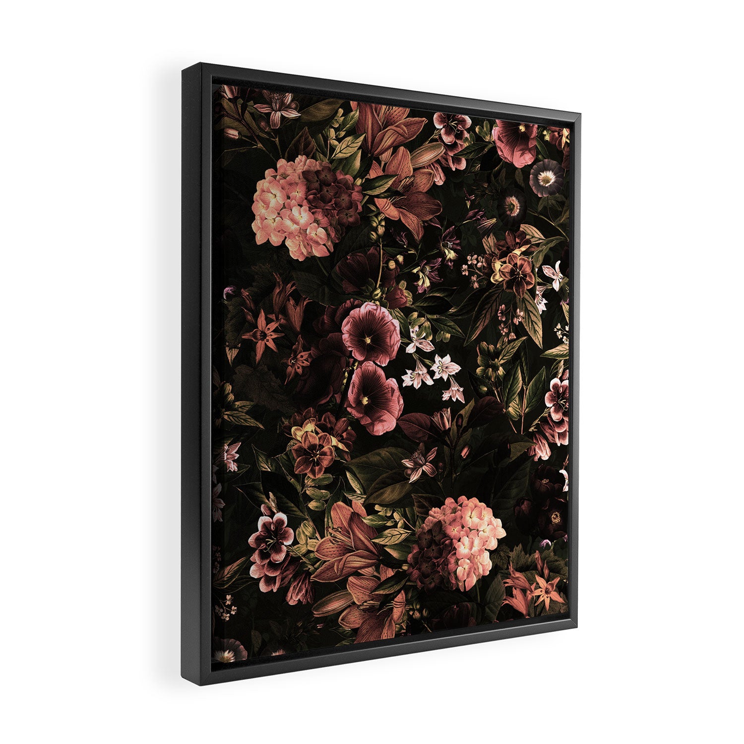 Autumn Winter Flowers VIII Framed Canvas Print Gallery Image 2
