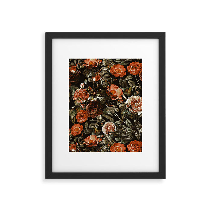 Autumn Winter Flowers Framed Art Print Gallery Image 1