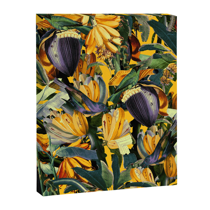 Banana and Leaf Garden Canvas Print Gallery Image 1