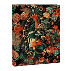 Birds and Snake Floral Pattern Canvas Print Gallery Image 8