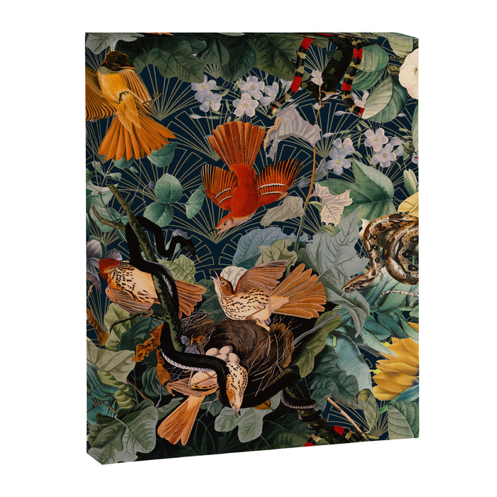 Birds and snakes Canvas Print Gallery Image 1