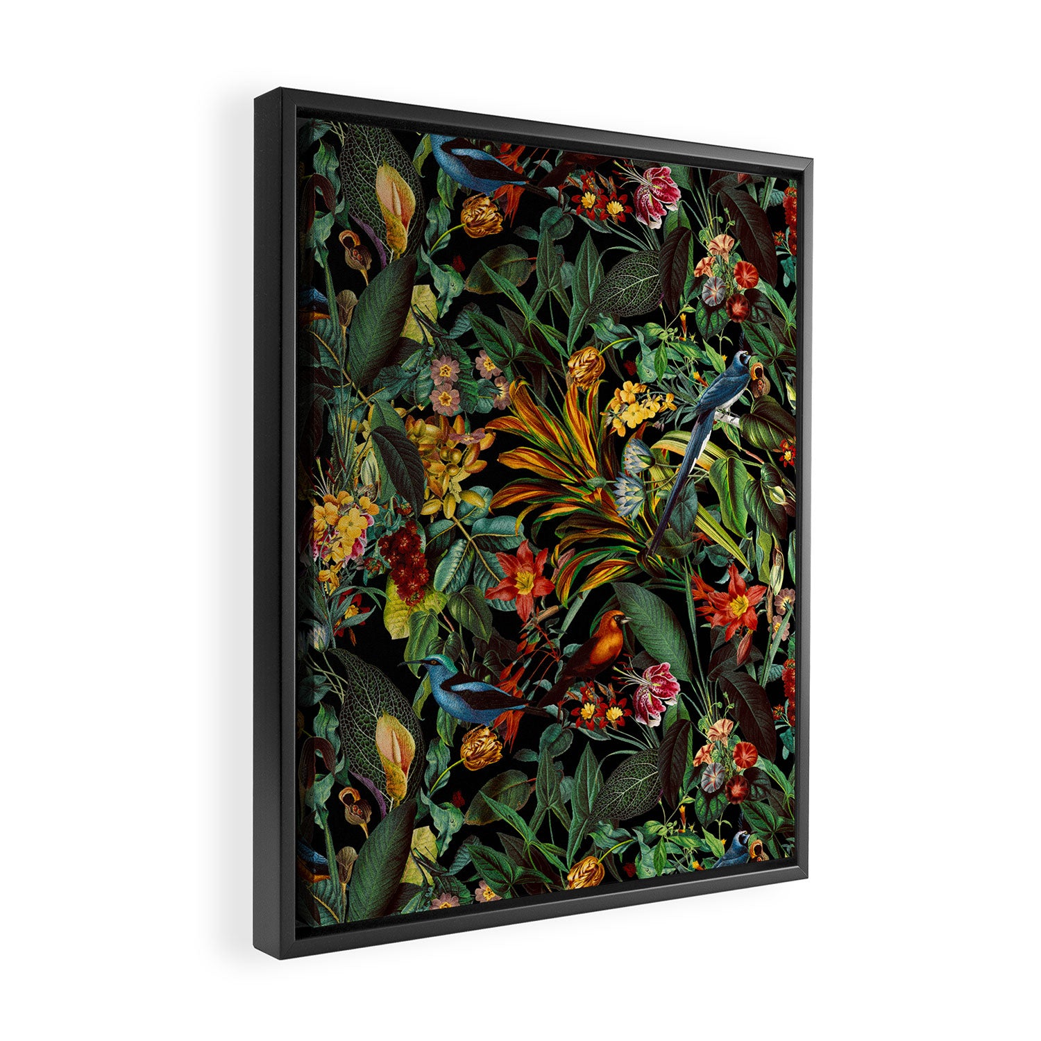 Birds World II Framed Canvas Print Gallery Image 2