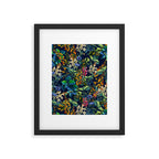 Blue Night Garden Framed Art Print Gallery Image 6