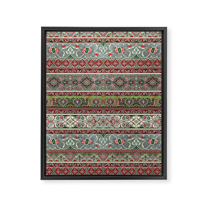 Border Pattern I Framed Canvas Print Gallery Image 1