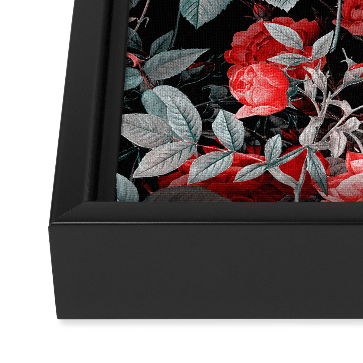 Botanic Floral Framed Canvas Print Gallery Image 3
