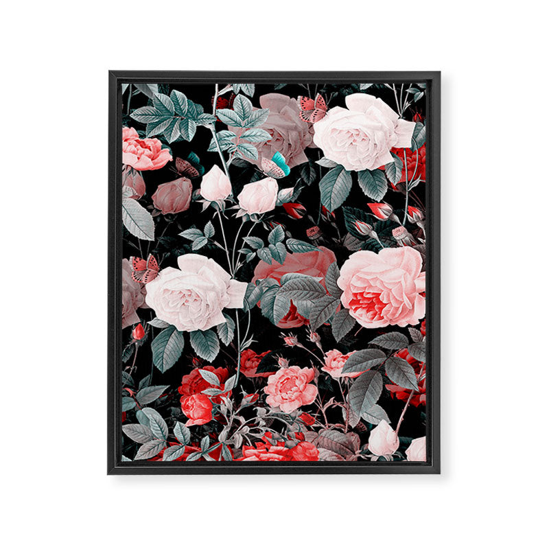 Botanic Floral Framed Canvas Print Gallery Image 8