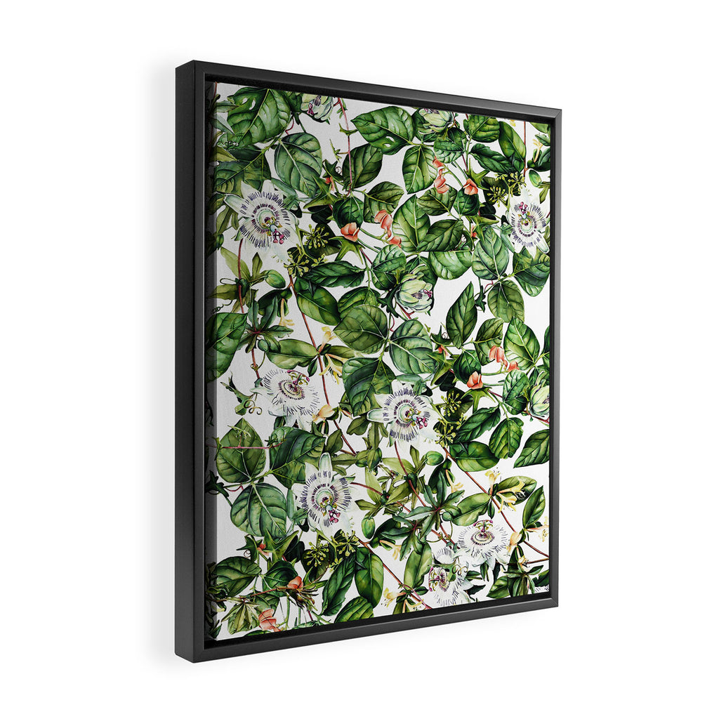 Botanical Leaf Framed Canvas Print Gallery Image 2