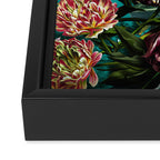 Botanical Multicolor Garden Framed Canvas Print Gallery Image 3