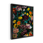 Botanical Multicolor Garden Framed Canvas Print Gallery Image 2