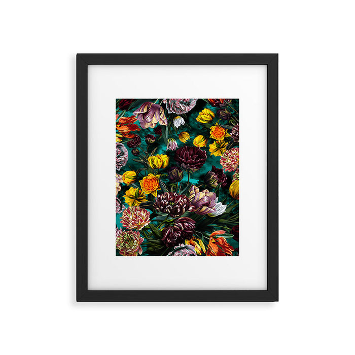 Botanical Multicolor Garden Framed Art Print Gallery Image 1