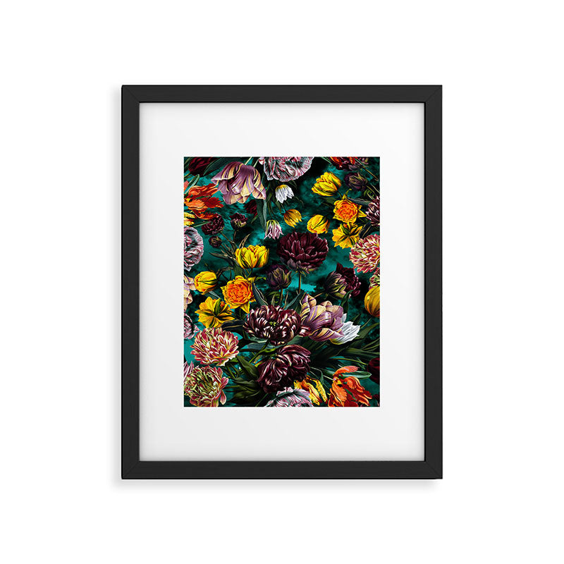 Botanical Multicolor Garden Framed Art Print Gallery Image 6