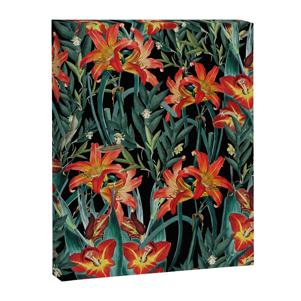 Botanical Night Garden Canvas Print Gallery Image 6