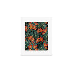 Botanical Night Garden Art Print Gallery Image 1